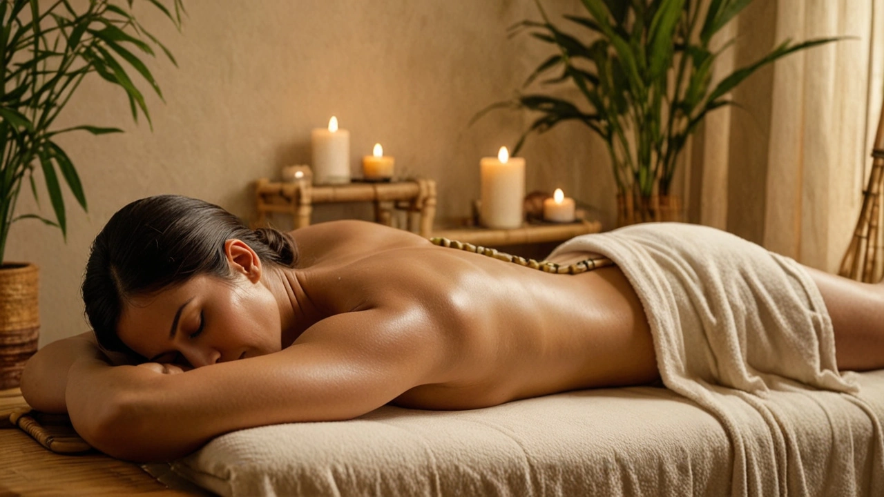 How Bamboo Massage is Performed